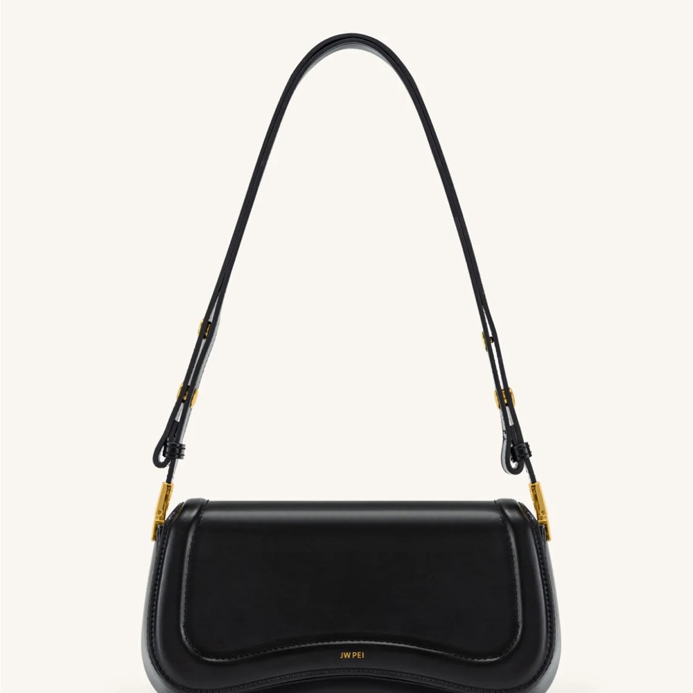 JW PEI Black Baguette Shoulder Bag with Gold Hardware
(Dust bag included)